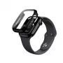 AMAZINGTHING Radix Glass Case mit gehärtetem Glas für Apple Watch 46mm, Schwarz