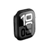 AMAZINGTHING Radix Glass Case mit gehärtetem Glas für Apple Watch 46mm, Schwarz