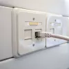 IT-BUDGET Cat.6A S/FTP LSZH Patchkabel, 0,5 m, Weiß, 10Gbps, PoE+, 600MHz, Kupfer