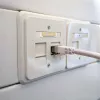 IT-BUDGET Cat.6A S/FTP LSZH Patchkabel, 0,5 m, Weiß, 10Gbps, PoE+, 600MHz, Kupfer