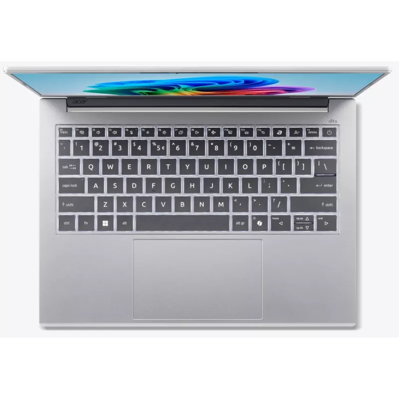 Acer Aspire 14 AMD Ryzen AI 5 330 14 inch OLED 16GB 512GB Windows 11 Home Laptop - Stahlgrau