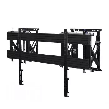 B-TECH AV BT9921/B Soft-Open Full Service Wandhalterung für XXL-Displays - Schwarz