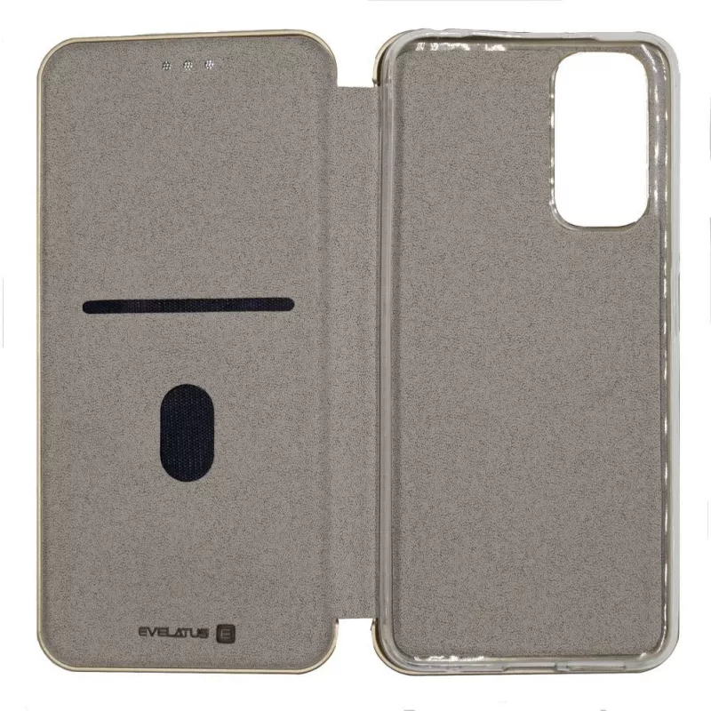 Evelatus Xiaomi Redmi Note 10S / Poco M5s Buchhülle Gold