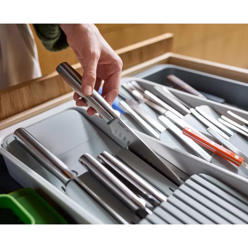 Joseph Joseph DrawerStore Erweiterbarer Besteck-Organizer, Grau