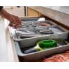 Joseph Joseph DrawerStore Erweiterbarer Besteck-Organizer, Grau