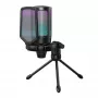 FIFINE A6V AMPLIGAME RGB USB Kondensatormikrofon Schwarz
