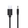UNITEK USB auf DC 3,5x1,35mm Stromkabel 5V 2A 1,5m Schwarz