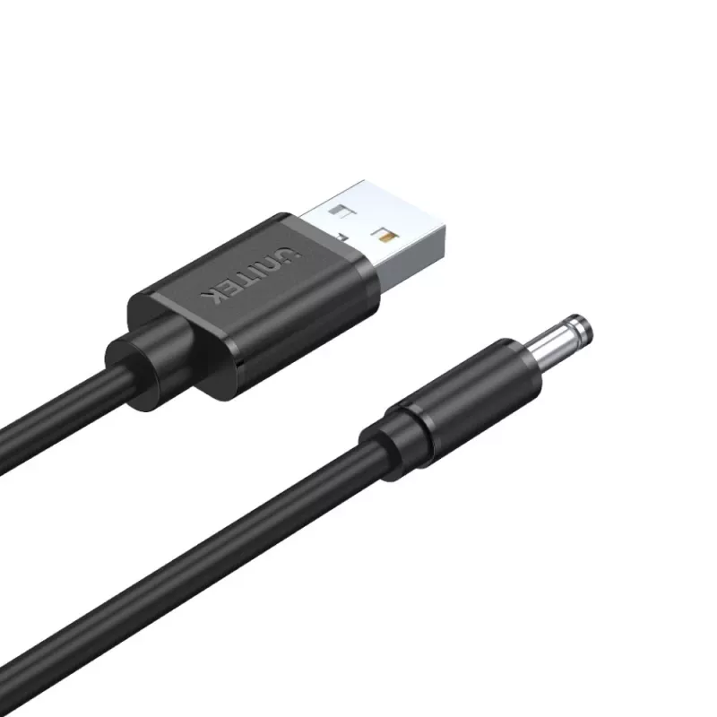 UNITEK USB auf DC 3,5x1,35mm Stromkabel 5V 2A 1,5m Schwarz