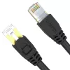UNITEK Cat.7 S/FTP 2,0 m Ethernet-Patchkabel, 10 Gbit/s, 600 MHz, vergoldete RJ45-Stecker, Schwarz