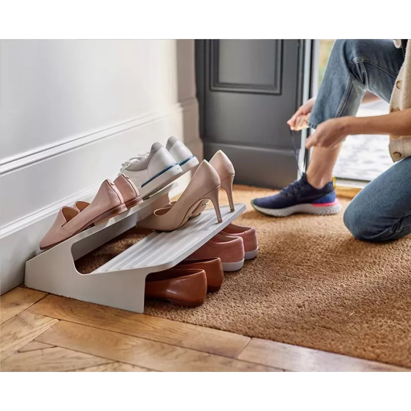 Joseph Joseph Shoe-In Großer platzsparender Schuhschrank in Ecru