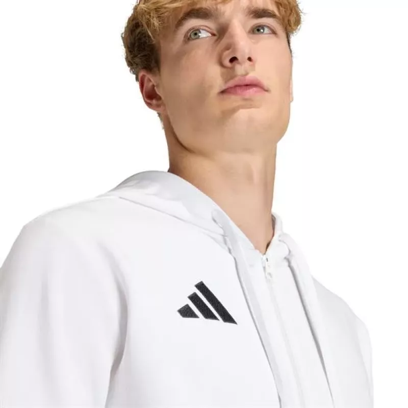adidas Entrada 26 Full Zip Hoody Herren Weiß M