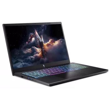 Acer Nitro V 15 AI Gaming-Laptop, 15,6 inch FHD 144Hz, AMD Ryzen 7 170, NVIDIA GeForce RTX 5060, 16GB DDR5, 1TB SSD, ohne Betriebssystem, Obsidian Black