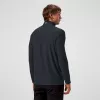 Berghaus 24/7 Tech Tee LS HZ Herren Langarmshirt mit halbem Reißverschluss, Tiefschwarz