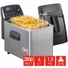 FRITEL TURBO SF Fritteuse 4L 2800W Anthrazit Metallic/Silber