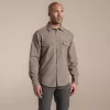 Craghoppers Kiwi II Langarmhemd Herren Pebble XL