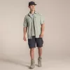 Craghoppers NosiLife Adventure LS Shirt III - Herren-Reisehemd, Bay Leaf, Medium