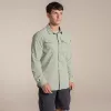 Craghoppers NosiLife Adventure LS Shirt III - Herren-Reisehemd, Bay Leaf, Medium