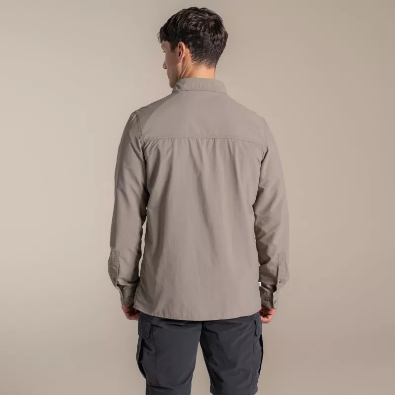 Craghoppers NosiLife Loukkos Langarmhemd - Pebble - XL