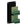 CAYMON CASY142/B 19 Zoll 1U Rack-Panel mit 2 Neutrik SpeakON NL4MP Anschlüssen, Schwarz