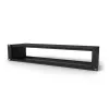 CAYMON CASY142/B 19 Zoll 1U Rack-Panel mit 2 Neutrik SpeakON NL4MP Anschlüssen, Schwarz