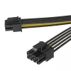 Akasa 6 Sets PCIe auf Dual 6+2-Pin Splitter-Kabel - 24 cm