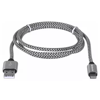 Defender USB-A auf Lightning Kabel 1,0m 2,1A Weiß
