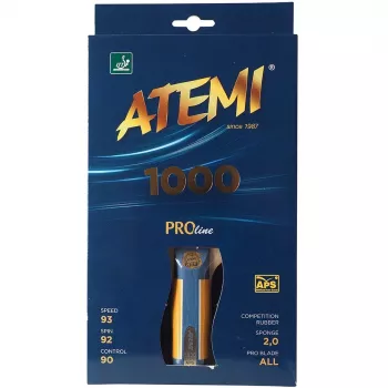Neuer Atemi 1000 Pro anatomischer Tischtennisschläger