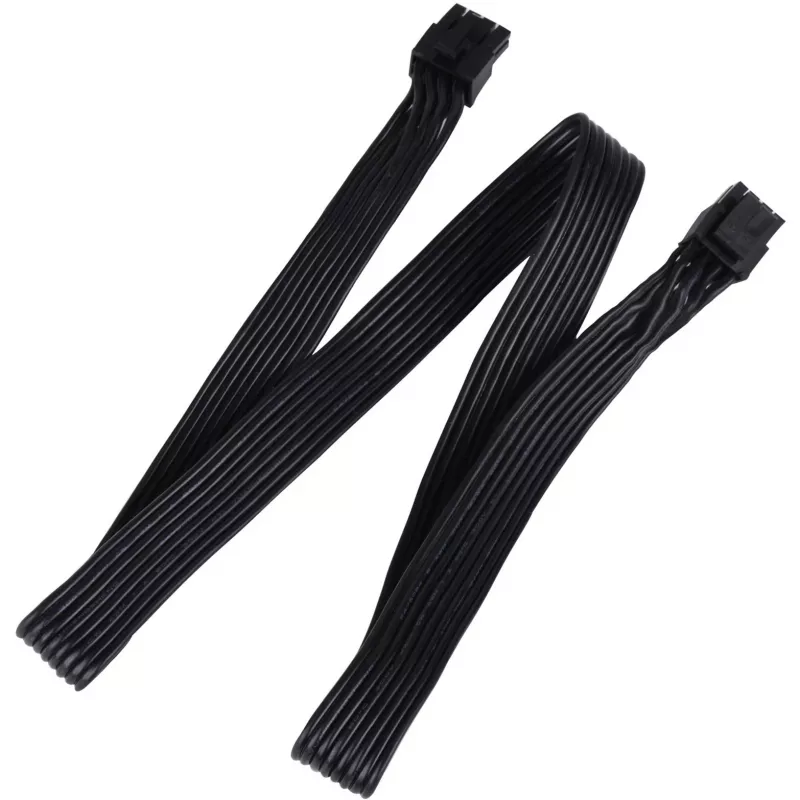 SilverStone Technology SST-PP05-MBEPS EPS 8-Pin Verlängerungskabel - Blau/Schwarz, 300mm