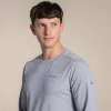 Craghoppers NosiLife Abel Langarm-Shirt - Soft Grey Marl, Größe L