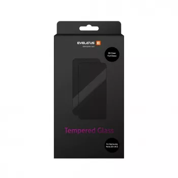 Evelatus Samsung Galaxy Note 20 Ultra 2.5D Full Cover Displayschutzglas aus gehärtetem Glas mit Japan-Kleber und antistatischer Beschichtung