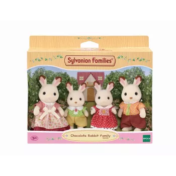 Sylvanian Families Schokoladenhasen-Familie - 4 Sammelfiguren