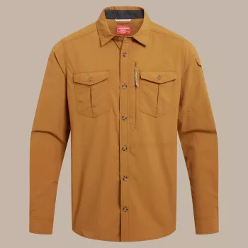 Craghoppers NosiLife Adventure LS Shirt III - Deep Henna, Größe L