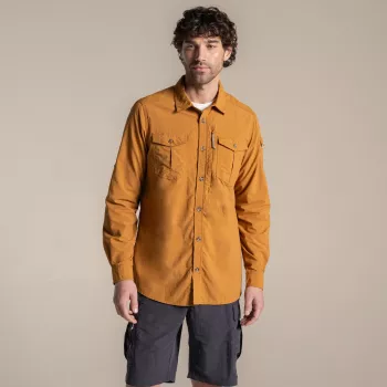 Craghoppers NosiLife Adventure LS Shirt III - Deep Henna, Größe L