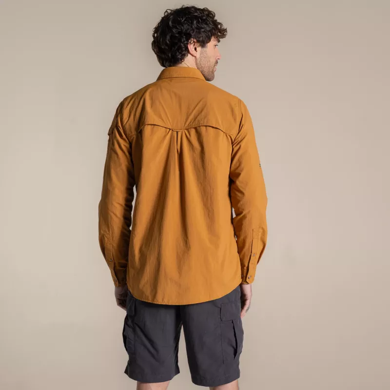 Craghoppers NosiLife Adventure LS Shirt III - Deep Henna, Größe L