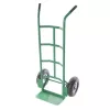 Sackkarre HT008 150 kg Faltbare Stahl-Stechkarre mit Vollgummi-Rädern Schwarz/Rot