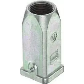 HARTING Han 3EMC Tüllengehäuse, Kabeleinführung oben, 2 Zapfen, M20 (19620031440)