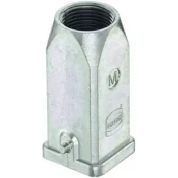 HARTING Han 3EMC Tüllengehäuse, Kabeleinführung oben, 2 Zapfen, M20 (19620031440)