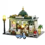 LUMIBRICKS F9023 Freistehender Zeitschriftenspender aus Stahl, schwarz pulverbeschichtet, Einzelfach