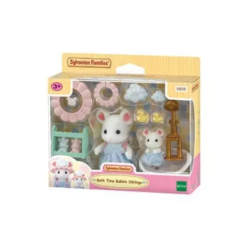 Sylvanian Families Marshmallow Mouse Badezeit Spielset