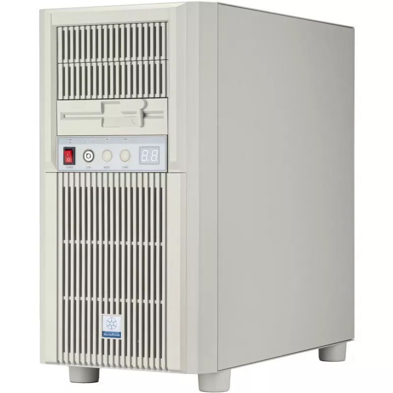 SilverStone Technology SST-FLP03W 120 mm Ultra-Feiner Magnetischer Lüfterfilter, Weiß