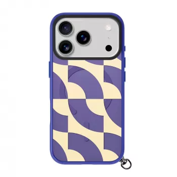 LAUT Keyko Pop Hülle für iPhone 17 Pro, Indigo Tide