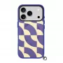 LAUT Keyko Pop Hülle für iPhone 17 Pro, Indigo Tide