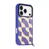 LAUT Keyko Pop Hülle für iPhone 17 Pro, Indigo Tide