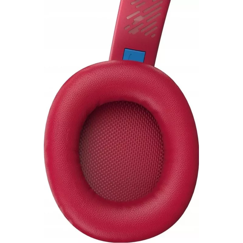 PowerLocus Bobo Kids Wireless-Kopfhörer, LED, AUX, Blau/Rot