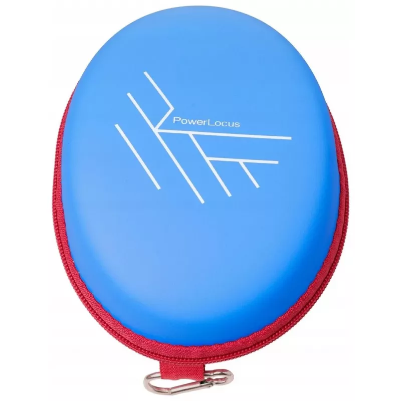 PowerLocus Bobo Kids Wireless-Kopfhörer, LED, AUX, Blau/Rot