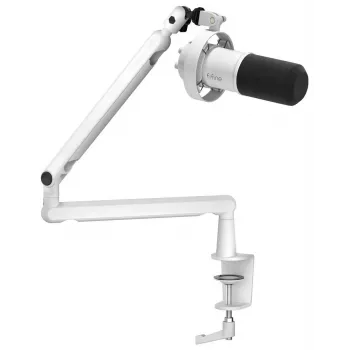 FIFINE T688W Dynamisches Mikrofon mit Schwenkarm, USB/XLR, Weiß