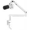 FIFINE T688W Dynamisches Mikrofon mit Schwenkarm, USB/XLR, Weiß
