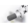 FIFINE T688W Dynamisches Mikrofon mit Schwenkarm, USB/XLR, Weiß