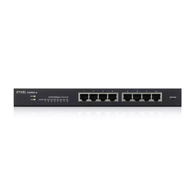 DSIT Zyxel GS1900 Smart Managed Switch VA-GS-1900-8 - 8-Port Gigabit Ethernet