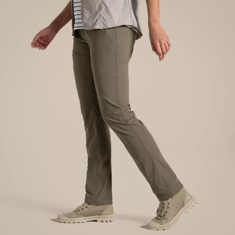 Craghoppers NosiLife Pro Trouser III Damen-Wanderhose - Wild Olive, Größe L